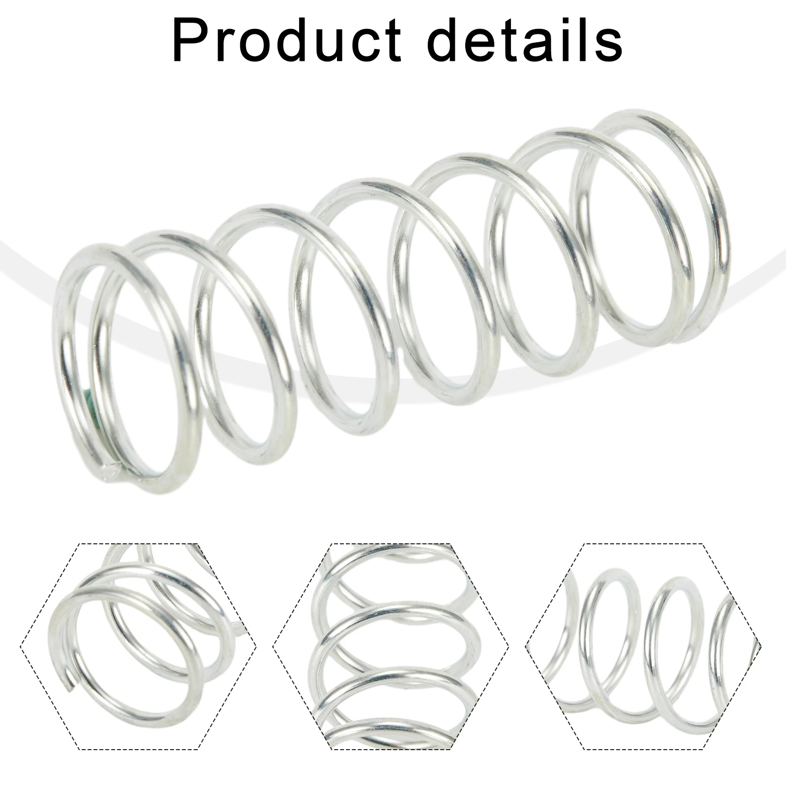 Cover Thread Inner Spring 2 Line Head Replacement Spool Line Thread Trimmer Head 10mm*40mm Elastic For Brushcutter Material New