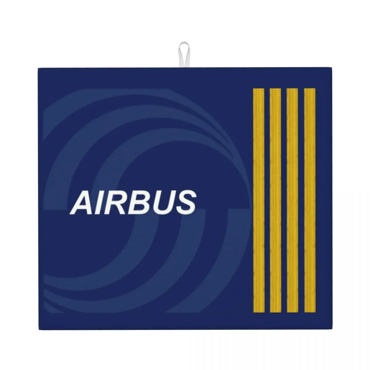 Absorbent Microfiber Airbus Fighter Pilot Dish Drying Mat for Kitchen Fast Dry Aviation Airplane Drainer Pads for Countertop