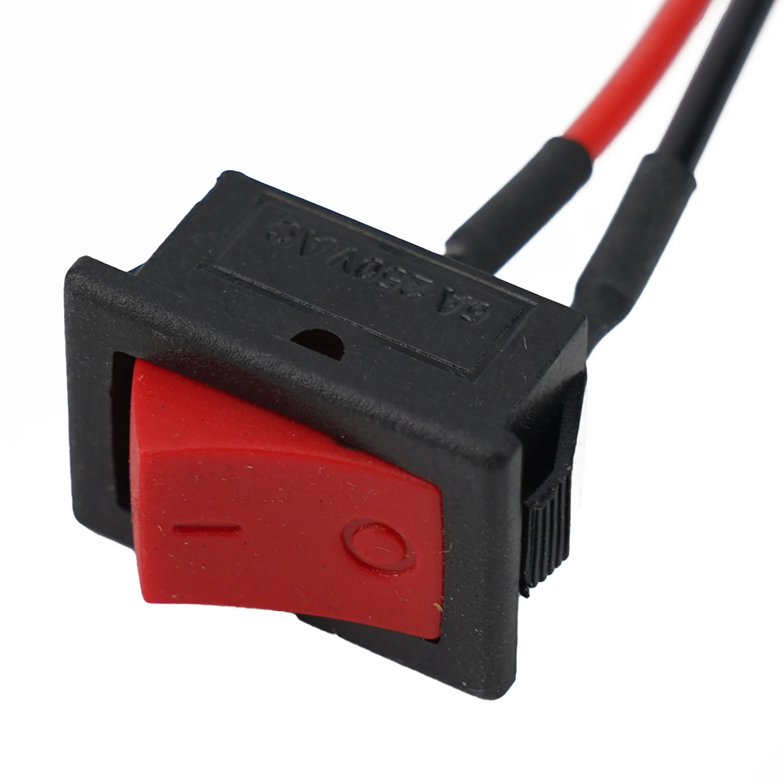 

Two-Wire Square Switch 10Pcs With Cable Boat Type Electrical Equipment Mini Rocker Switch ON/OFF Rocker Switch