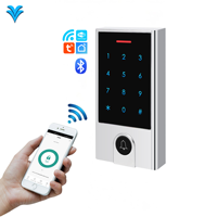Tuya WIFI/  Standalone Access Controller Keypad Smart Door Lock Touch-Screen Access Control with Doorbell Notice