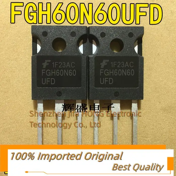 10PCS/Lot FGH60N60  FGH60N60UFD FGH60N60SMD  IGBT  60A 600V Imported Original Best Quality