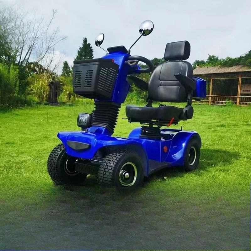 

Electromagnetic brake electric four-wheel recreational scooter adult household