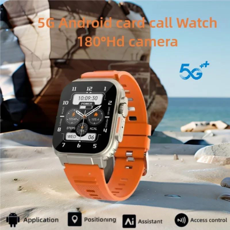 

Ultra AI3 256GB 4G SIM Smart Watch Android 2.2-inch 448 * 528 Amoled Screen Health Monitoring 180 ° Rotating Camera