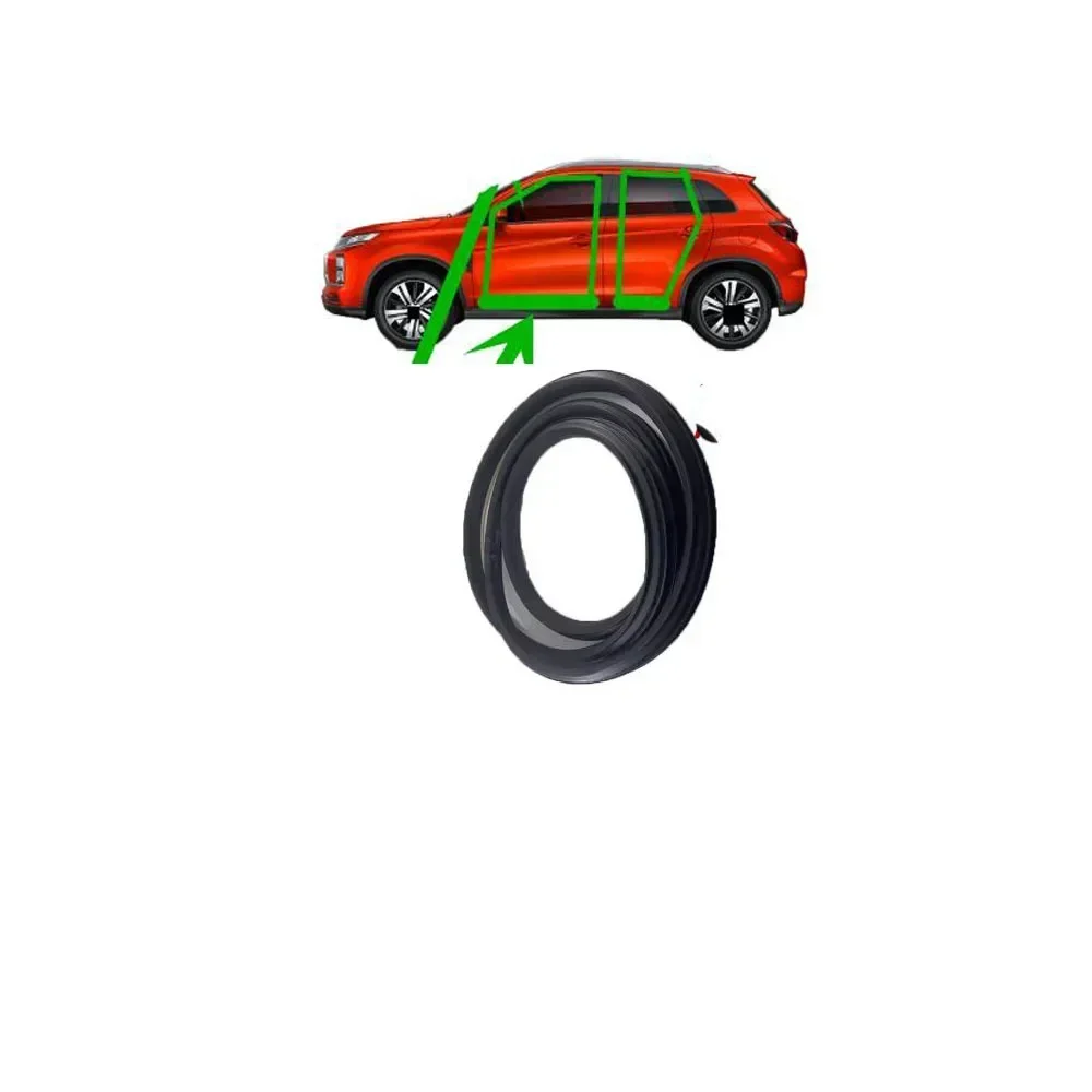 

1 Piece No Clips Door inner Rubber for Asx RVR Rain Seal Strip Weather Proof for asx Door Frame for GA 2010-2020 5815A053