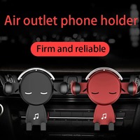 New Car Air Outlet Phone Holder Automatic Telescoping Clamp Mobile Universal Bracket For Car Mounted Brackets