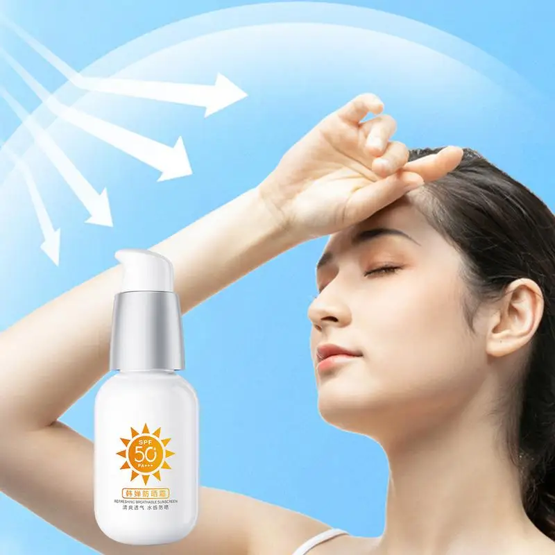 

Brightening UV Protection Cream Hydrating Sunscreen With SPF 50 PA Skin Care Products For Face Breathable Refreshing Formula