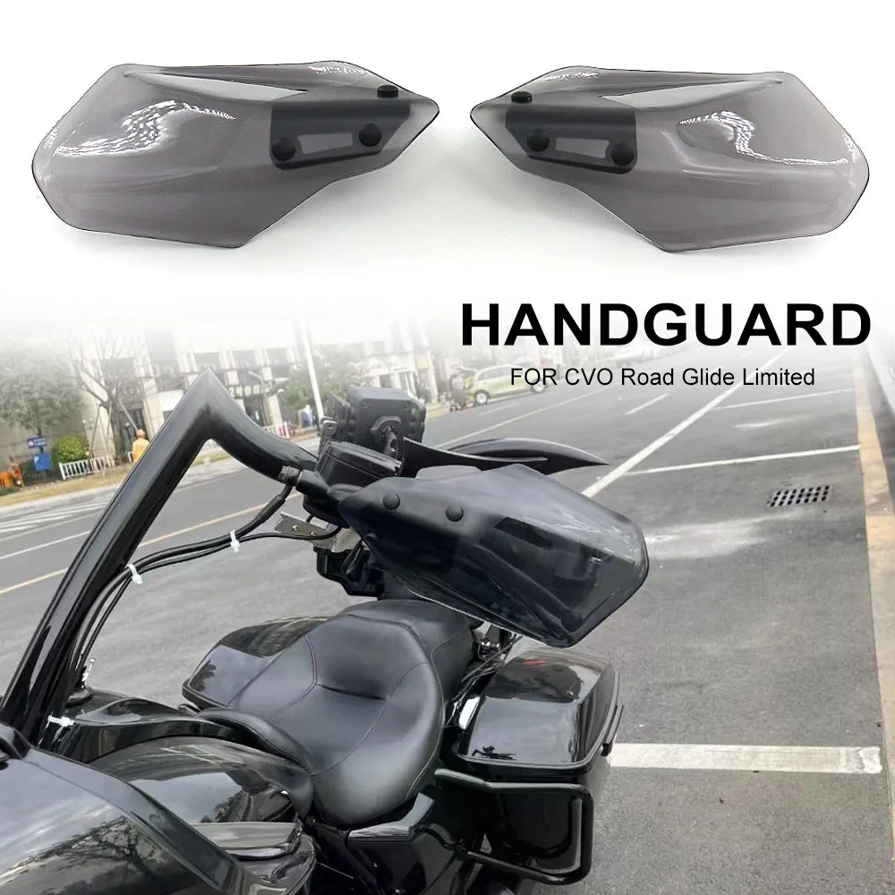 

Motorcycle Handguards Shield Hand Guard Protector Windshield For Harley Touring Street Glide CVO Road Glide Road King 2014-2023