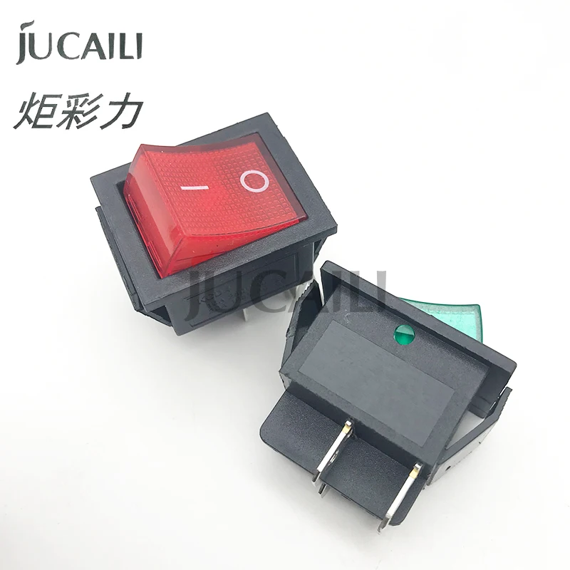 Jucaili 5pcs printer 2 feet power switch for Allwin Sky color Human heating power on/off button Switch