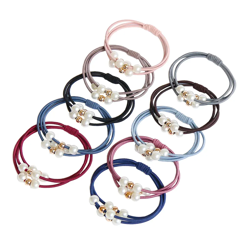 

10pcs Butterfly Bow Elastic Hair Ties Women Girls Ponytail Holders Stretch Rings Everyday Gifts Stylish Hair Accessories
