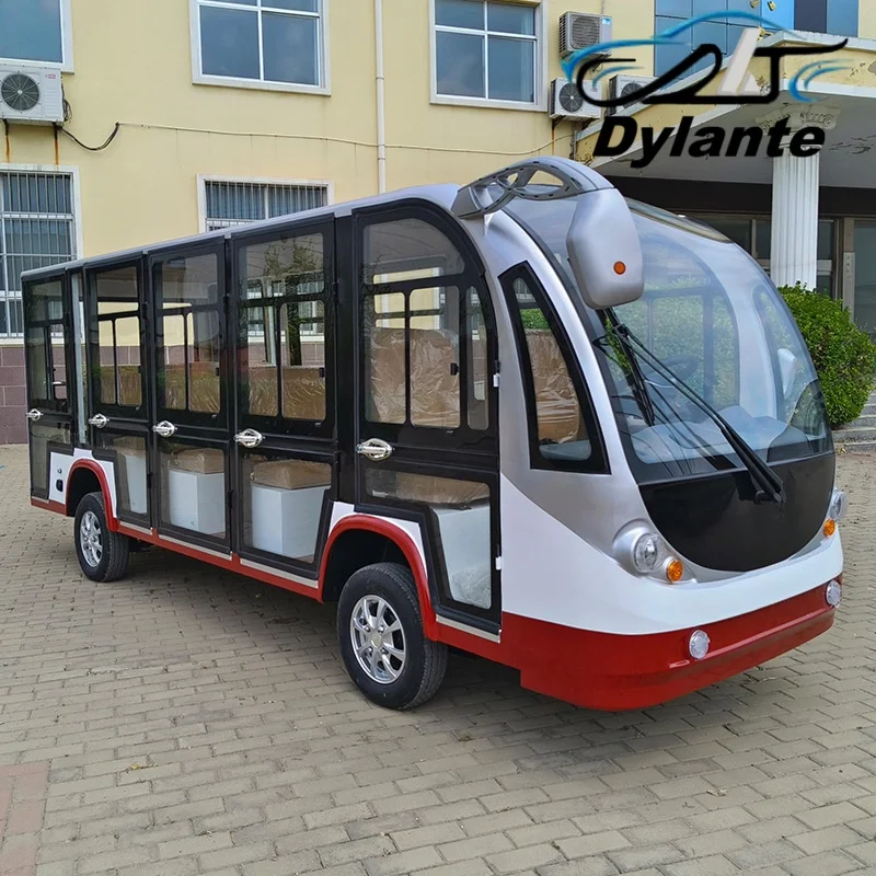 حافلة مكوكية فاخرة سيارة كهربائية حافلة لمشاهدة معالم المدينة بطارية ليثيوم تعمل بالطاقة جولة حافلة 7000 واط عالية الطاقة مدينة مركبة حافلة كهربائية #4