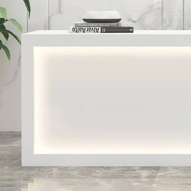 مكتب استقبال بسيط وحديث، مكتب استقبال فاخر ورائع، تصميم جمالي، أثاث مكتبي Mueble De Recepcion