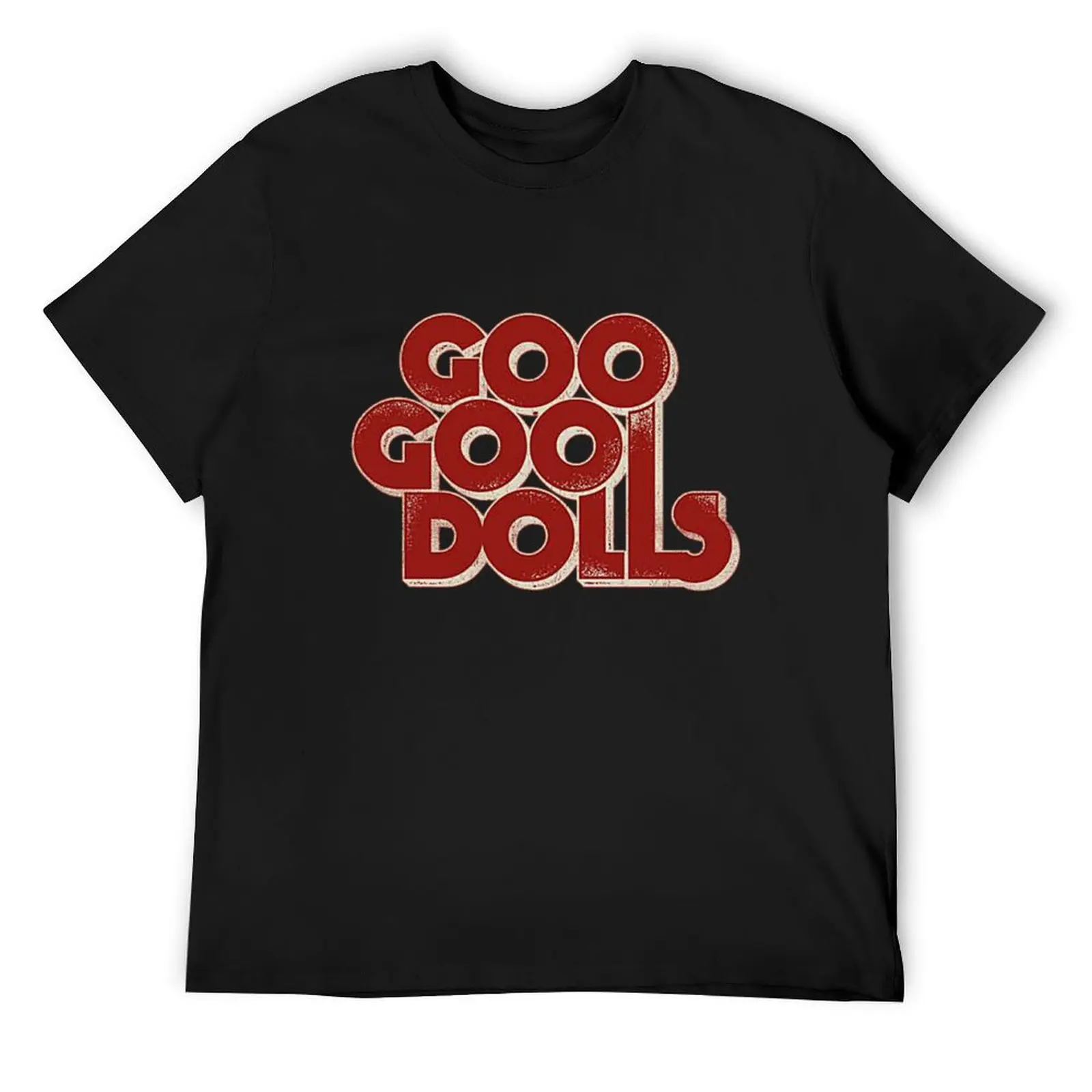 

blackwhitereddesign goo goo dolls logo T-Shirt vintage t shirts graphic t shirt vintage mens t shirts top quality