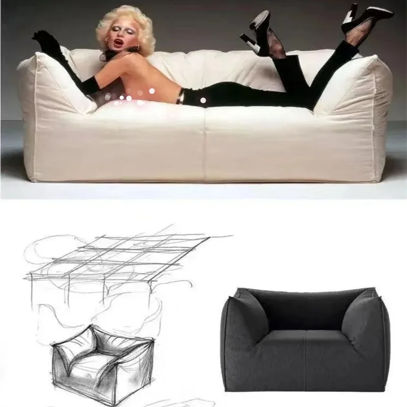 Divano pigro divano singolo combinazione completa