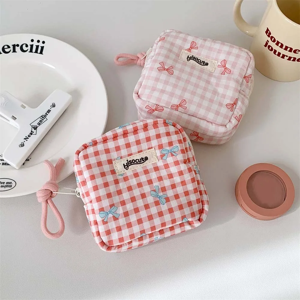 Makeup Brush Storage Bow Cosmetic Bag Wash Pouch Cosmetic Case Bow Makeup Bag Large Capacity Handbag Toiletries Organizer Travel