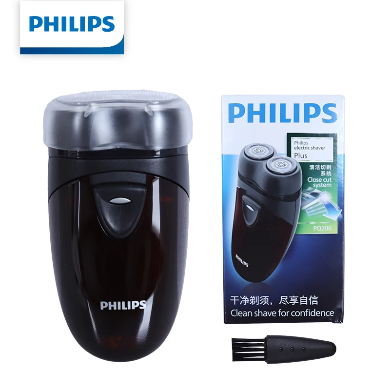 Philips Electric Shaver Portable Cordless Electric Shaver Twin Blade Mini Razor For Men Travel Use Philips PQ206