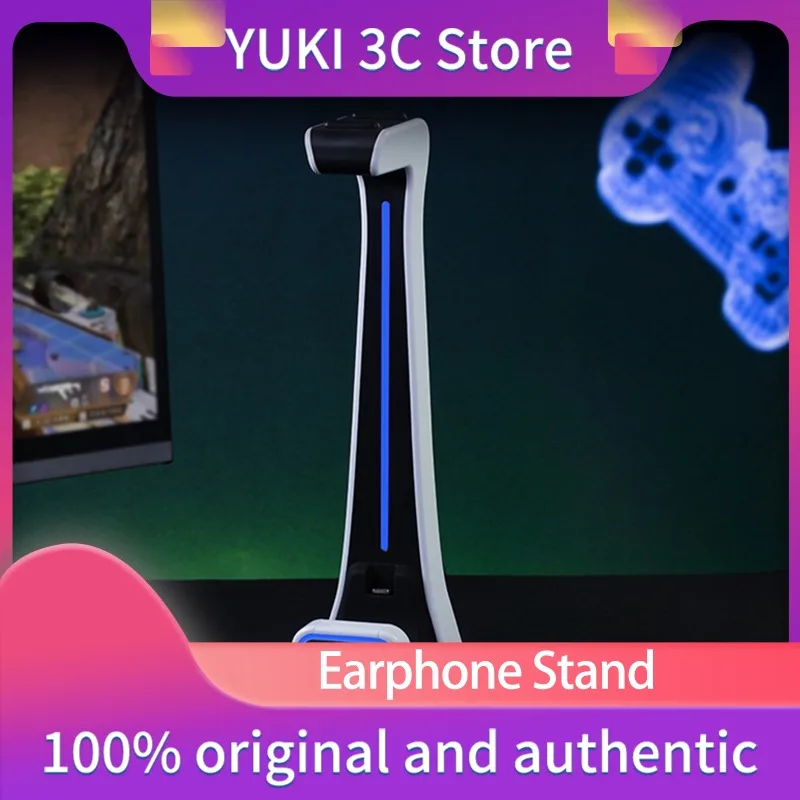 506 Gaming Headset Stand RGB Light-emitting Headset Handle Wireless Charging USB3.1hub Expander Game Gift Cool Tide Fashion