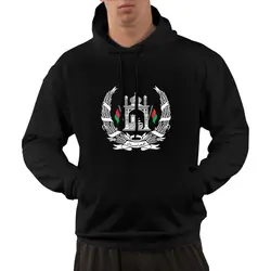 95% Cotton Emblem Of Afghanistan Country Flag Warm Winter Pullover Hoodie Men Women Unisex Hip Hop Style Sweatshirt