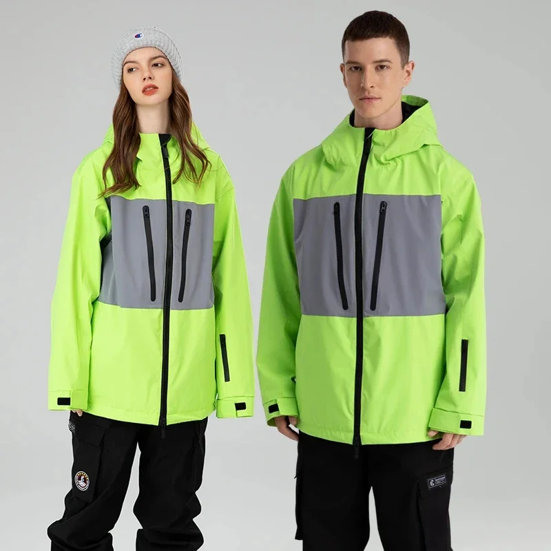 2025 nuove giacche da sci Sport all'aria aperta uomo Snowboard cappotti inverno con cappuccio donna giacca da sci antivento Alpine abbigliamento da neve femminile