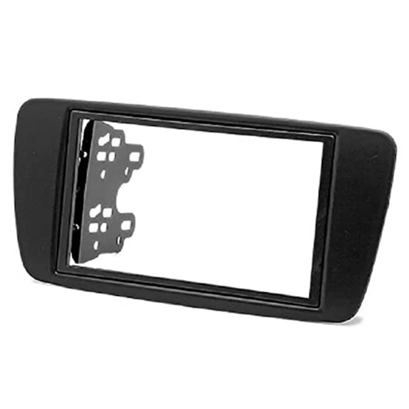 Double 2 Din Audio Fascia for Seat Ibiza 2008-2015 Radio GPS Stereo CD Player Panel Dash Mount Installation DVD Trim Kit Frame