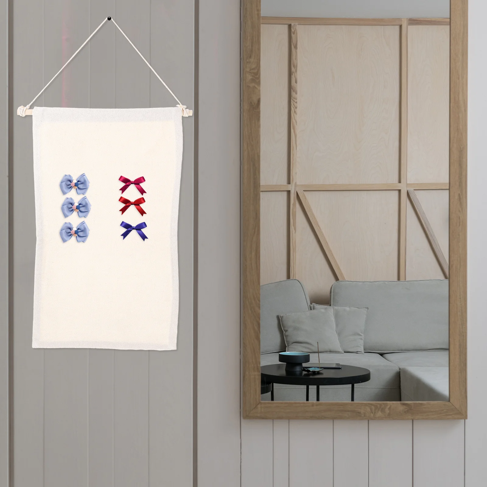 

2pcs Brooch Display Board Polyester Cotton Material Pin Organizer Banners For Bedroom Office Decor Collectors Gift Space Saving