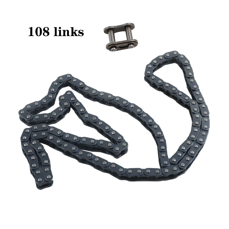 T8F 25H chain with Spare Master Link For Mini Dirt BIKE Quad ATV 47cc 49cc Minimoto Pocket Bikes98 links 138 links 148 links