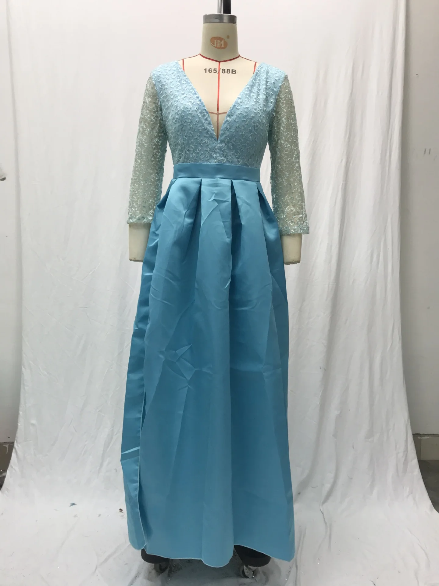 Spring And Summer Women's Lace Sequins Sexy Long Dress Trailing Banquet Evening Dress