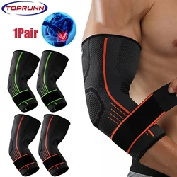 2Pcs/Pair adjustable Elbow Brace Compression Support Sleeve for Tendonitis,Tennis Elbow,Golf Elbow Treatment-Reduce Joint Pain