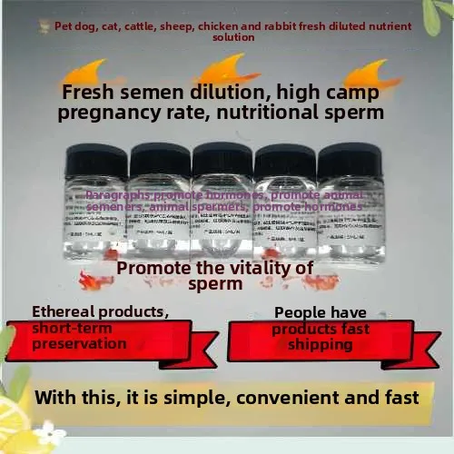 

Dog nutrition sperm motility promoter dog sperm transportation short-term preservation fresh sperm dilution