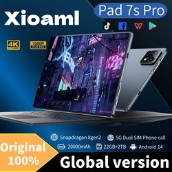 2025 New Original Global Edition Tablet PC Pad 7S Pro Snapdragon 8gen2 Android 14 HD 4K 22GB+2TB 5G Tablet Dual SIM WIFI tablet