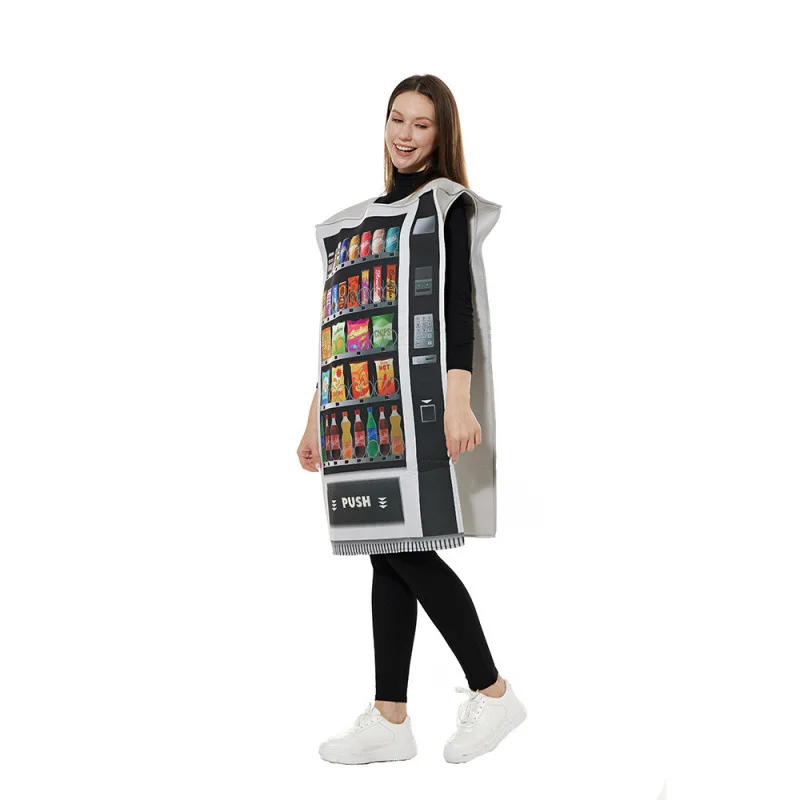 Nieuwe Halloween-prestatiekostuum Leuke supermarkt Verkoop van hine Stage Performance Par Role-plang Outfit 2025 Herfst