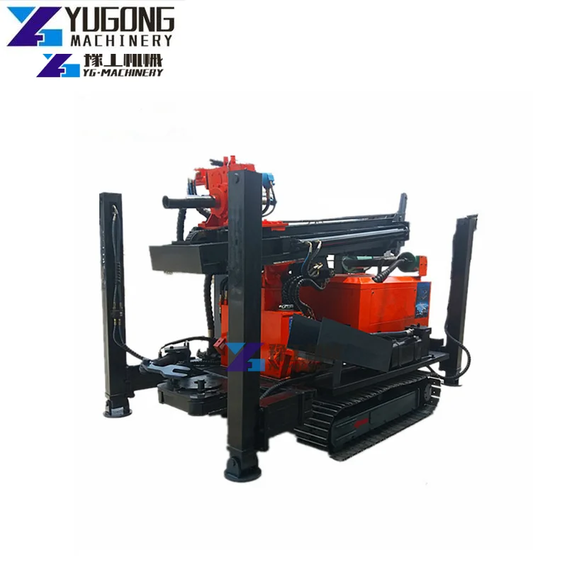 Electric Power Shallow Well Drilling Rig / Small Water Well Drilling Machine Deep Rock Air Borehole Water Well Drilling Rig