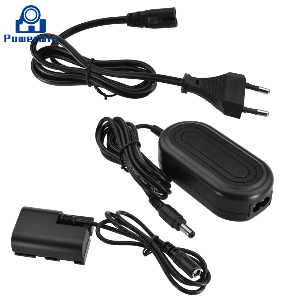 Powerwin ACKE6 ACK-E6 ACK E6 풀 디코딩 전원 공급 장치 카메라 어댑터 더미 배터리, EOS 5D Mark IV 5D4 5D3 5D2 90D 80D 70D 용