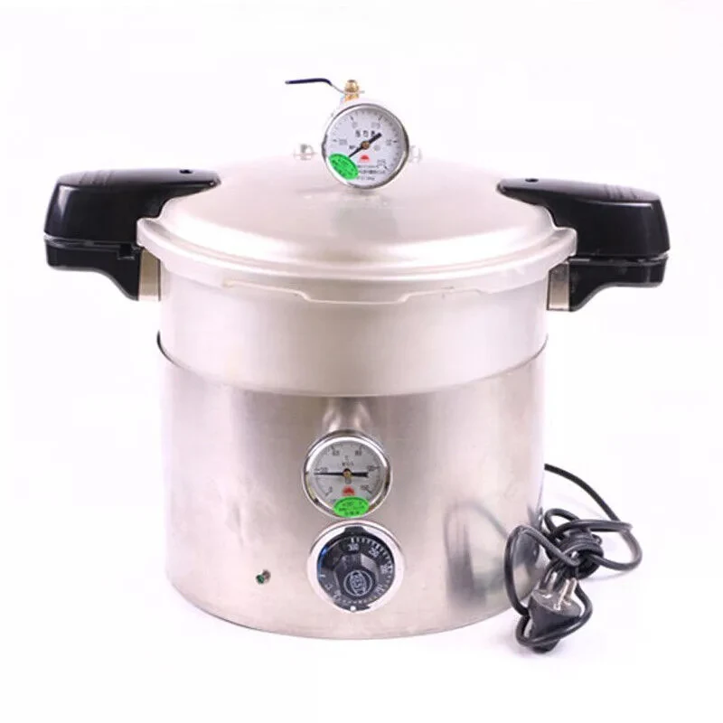 

1800W Lab Equipment High Pressure Pot Pressure Cooker with Silicone Rubber Seal Ring Dental Lab Equipment