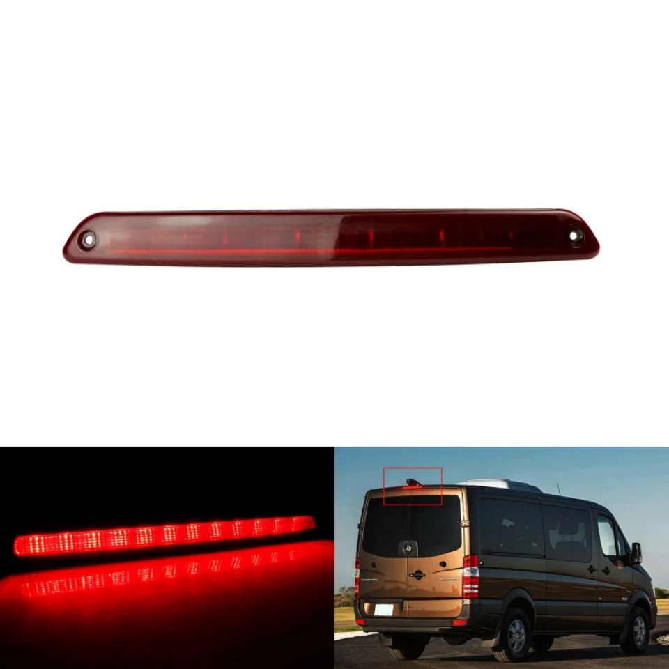 

12В Красный светодиодный 3-й стоп-сигнал, задний фонарь, дополнительный стоп-сигнал, фонарь заднего хода для Mercedes-Benz Sprinter 906 2006-2019 A9068200456