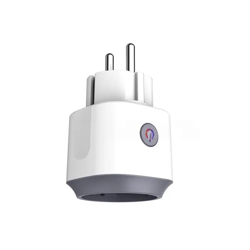 

AS95-Ewelink Wifi 20A Smart Socket Wifi Smart Plug Power Monitoring APP Remote Control For Alexa Google Alice EU Plug