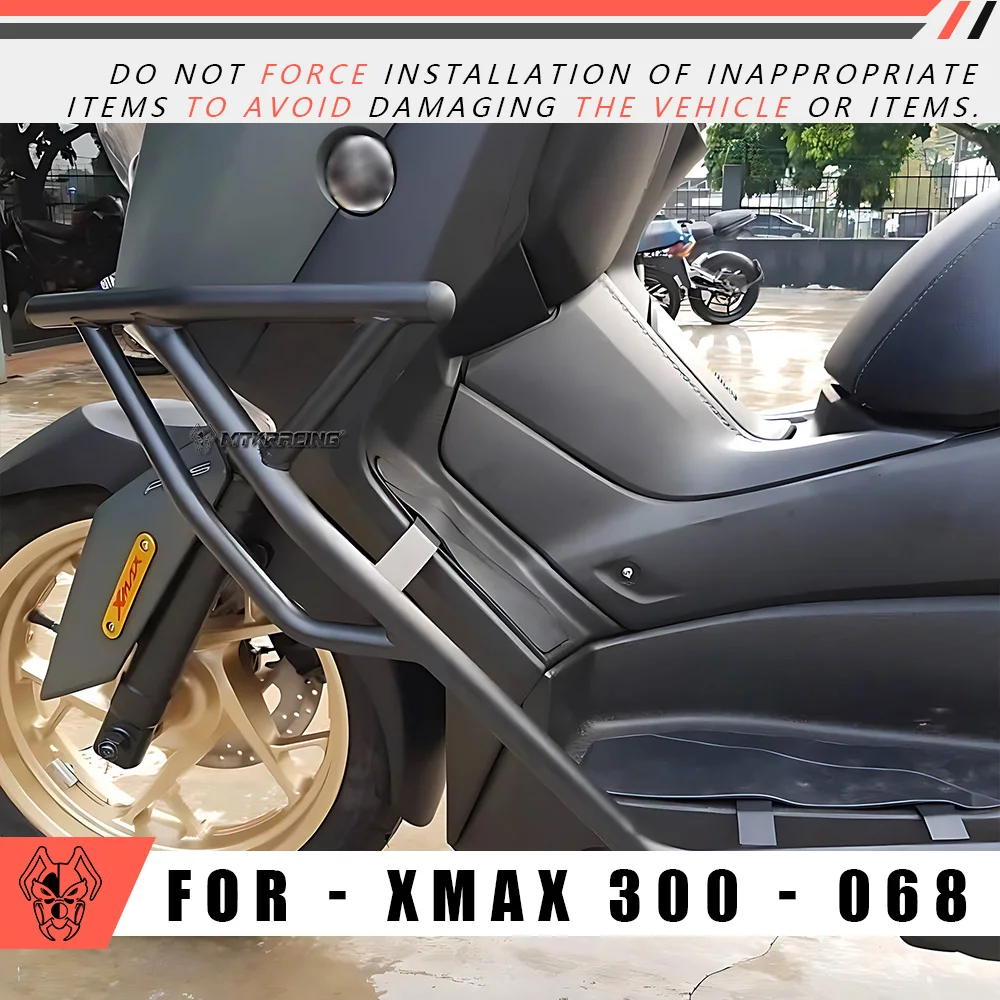 

MTKRACING For YAMAHA XMAX 300 2023-2025 Motorcycle Crash Bar Frame Engine Protection Guard Bumper xmax300 Accessories