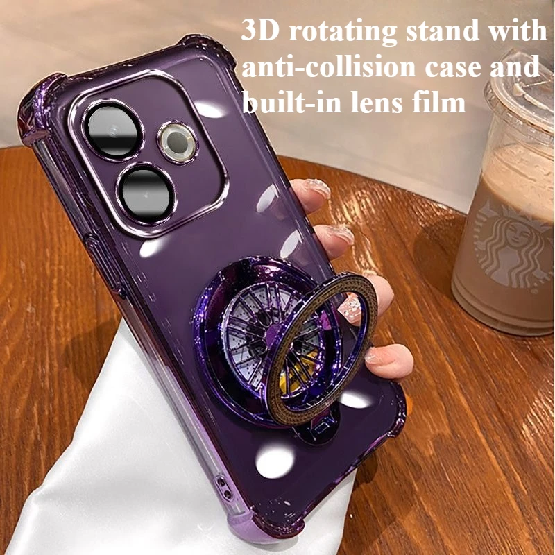 Einstellbare Magnetische Ständer Anti-drop Ecken Fall Für Vivo V60 Lite V60E V50 Lite V50E V40E V40 Pro Lite integrierte Objektiv Flim Abdeckung