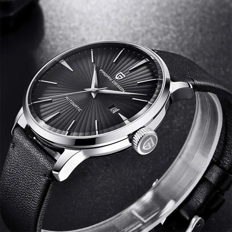 PAGANI DESIGN Новые 2770 Мужские механические наручные часы с сапфировым стеклом 43 мм Автоматические часы Водонепроницаемые часы из нержавеющей стали для мужчин