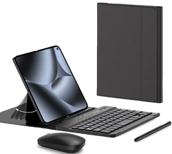 Wireless Keyboard and Mouse Case For Google Pixel 10 9 Pro Fold 5G (2024) Magnetic Folding Flip Leather Keyboard Cover With Pen