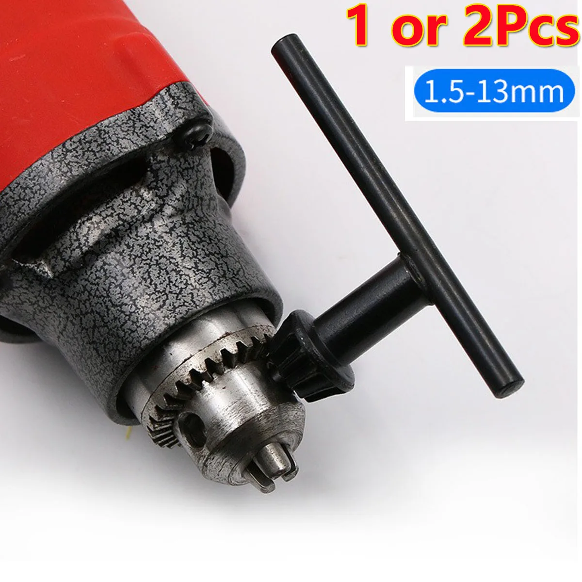 

1/2Pc Electric Hand Drill Chuck Key Hanging Mill Chuck Keys Adapt to 1.5-13mm Drill Chuck Wrench Power Tool Spanner Angle Ginder