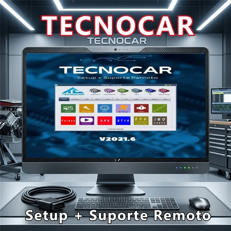 Hot Car Repair Tecnocar 2021.06 Database Chips Connectors Circuit Injection Airbag Cross Reference Info For UPA ST10 ECU Diagno