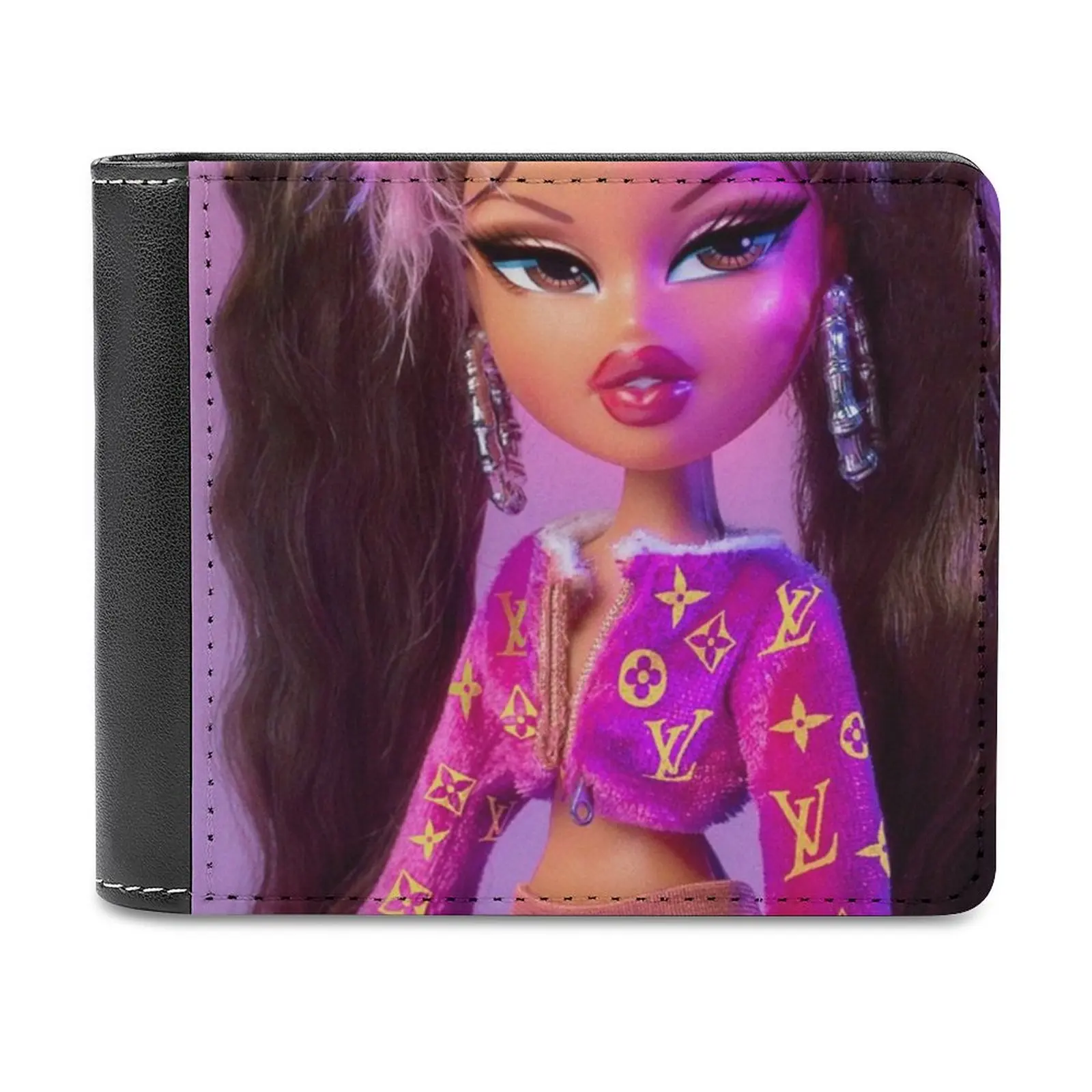 Fashion Credit Card Wallet Leather Wallets Personalized Wallets For Men And Women Bratz Personalized Wallet Pattern Leather