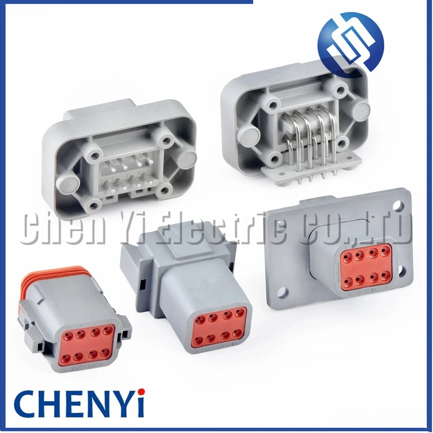 8 Pin Auto Waterproof Connector Wire harness plug PCB socket DT06-8S DT04-8P DT04-8P-L012 DT15-8P DT13-8P For Deutsch DT series