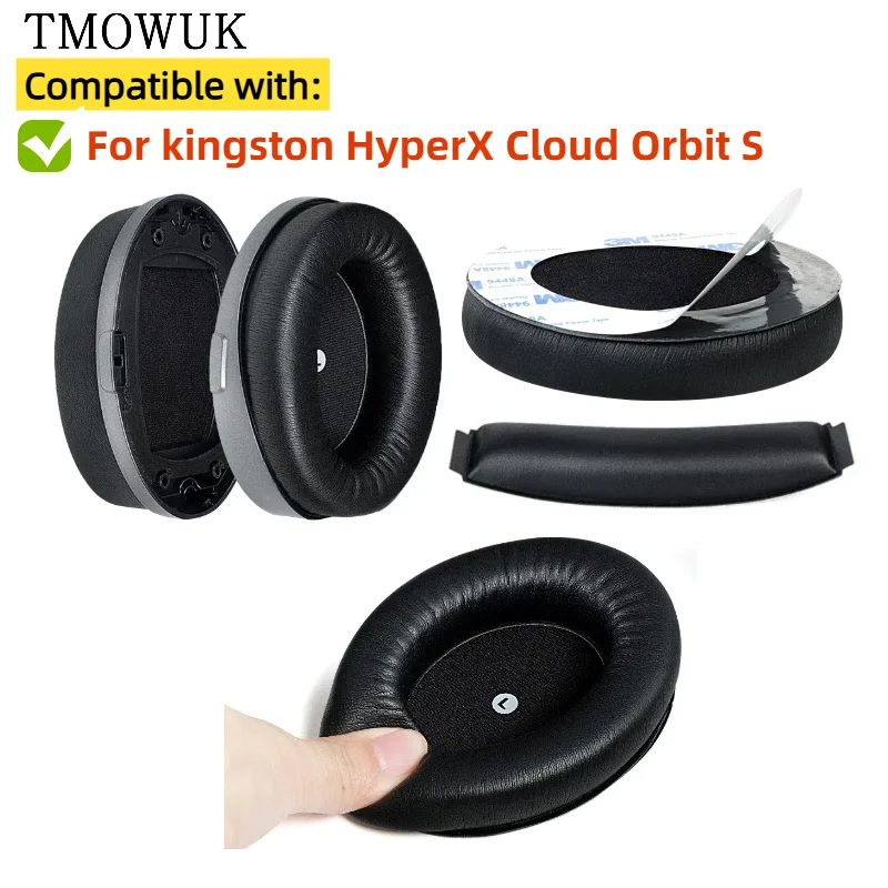 

Replacement foam Ear Pads pillow Cushion Cover for kingston HyperX Cloud Orbit S Gaming Headphone Headset EarPads