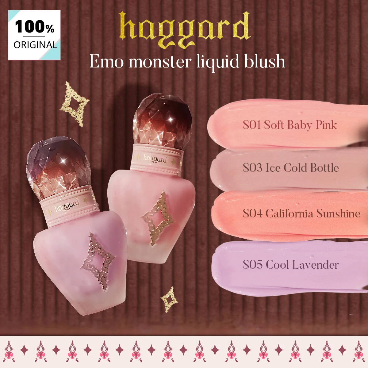 

Жидкие румяна Haggard Emo Monster, румяна и контур, многофункциональные, легкие и нежные для кожи, милый девичий макияж, роскошный макияж