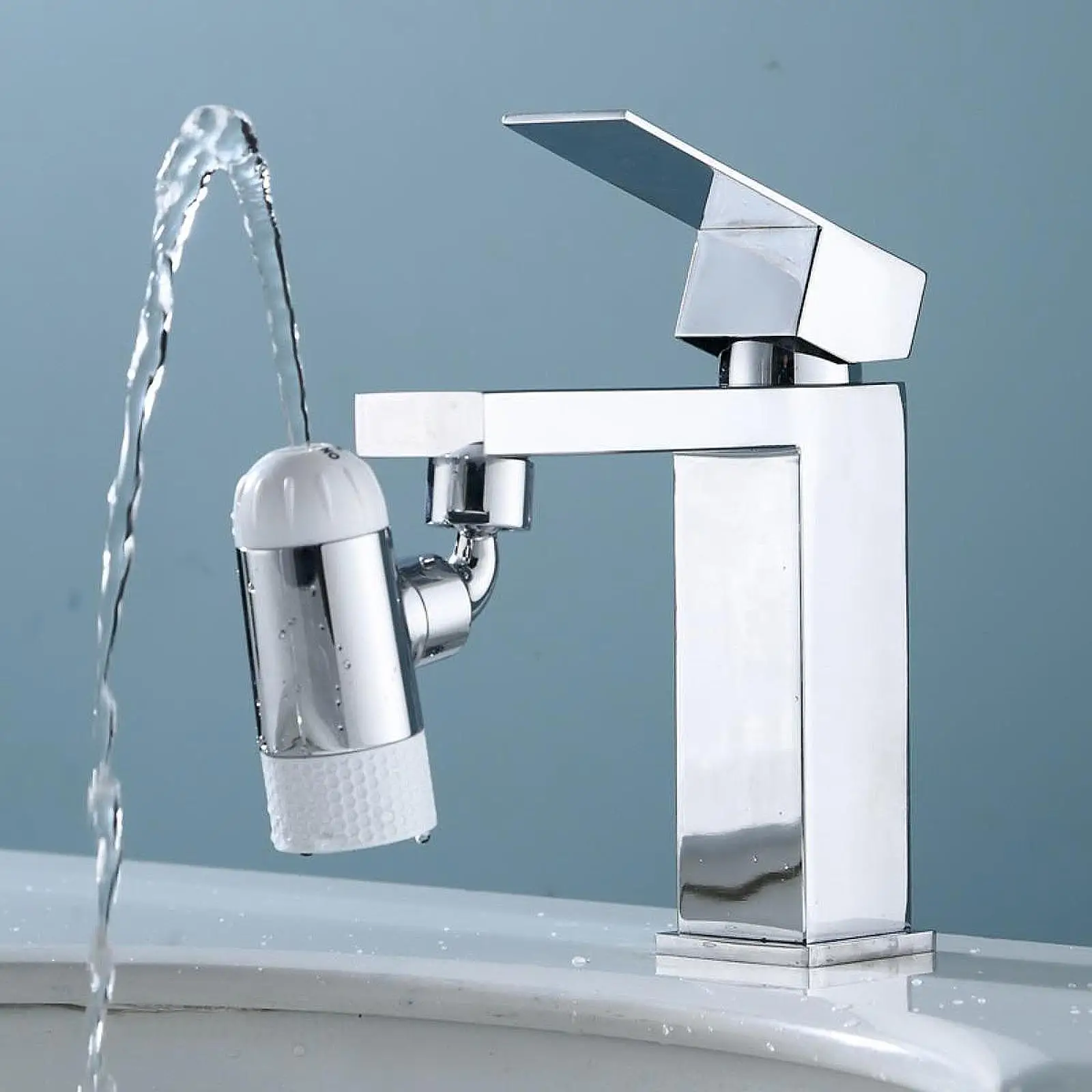 

Faucet Aerator for Kitchen Sink, Rotating Extension for Bathroom and Restaurant