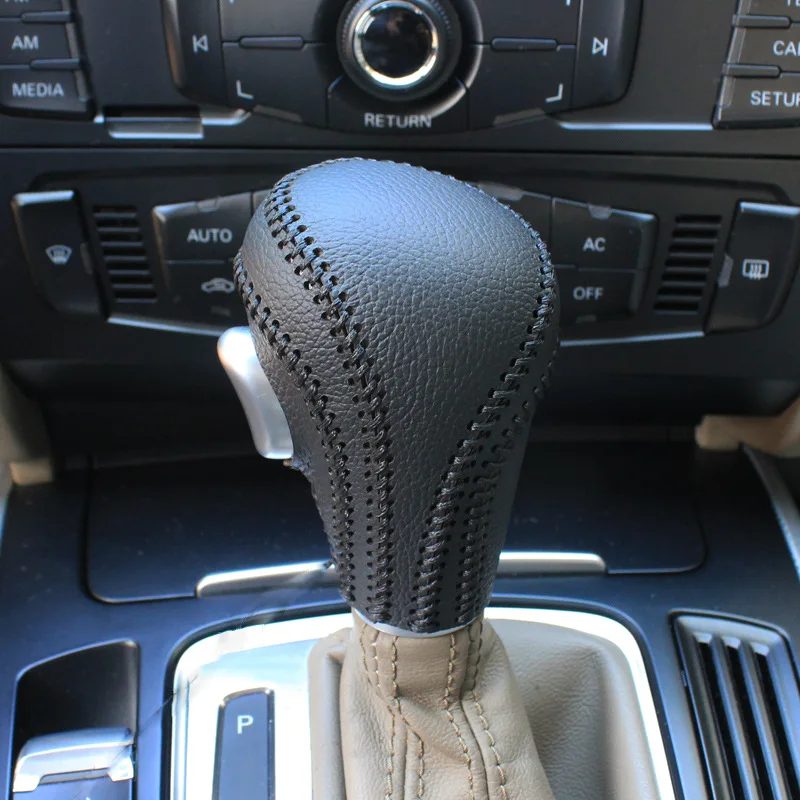 Car Shift For Audi A4 2009-2012 Audi A6 A5 2006-2011 Handle Protective Covers Durable Shift Knob Cover Car Accessories