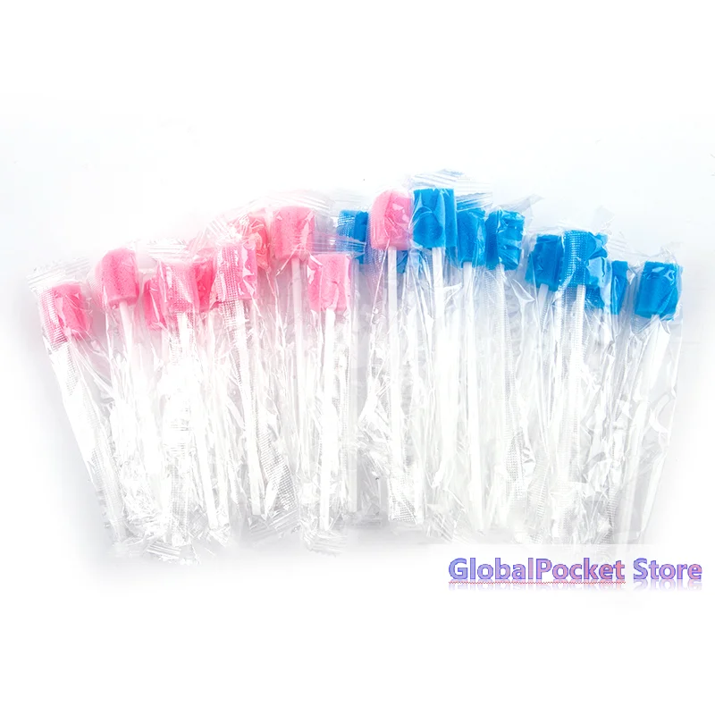 [TG823]10Pcs/Set Disposable Oral Care Spong Swabs Unflavored Sterile Dental Swabsticks Sterile Dental Swabsticks Pad
