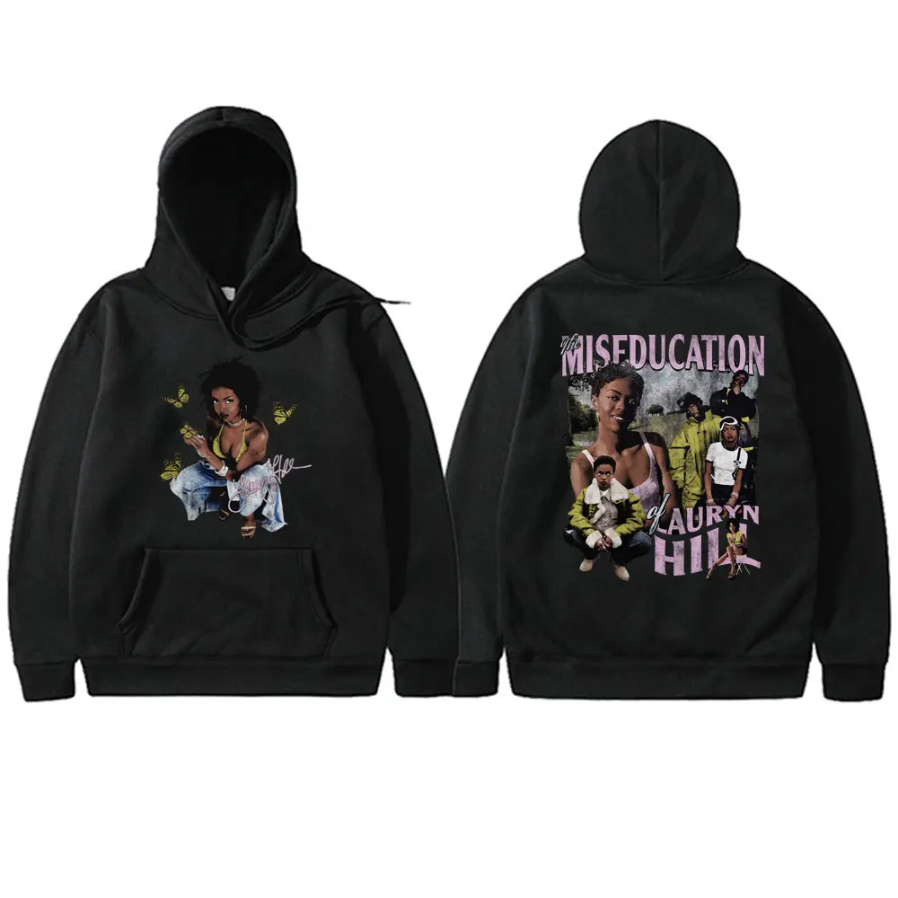 

Lauryn Hill Inspired The Miseducation of Lauryn Hill Hoodie Men Women Hip Hop Vintage Oversized Pullover Male Fleece Hoodies