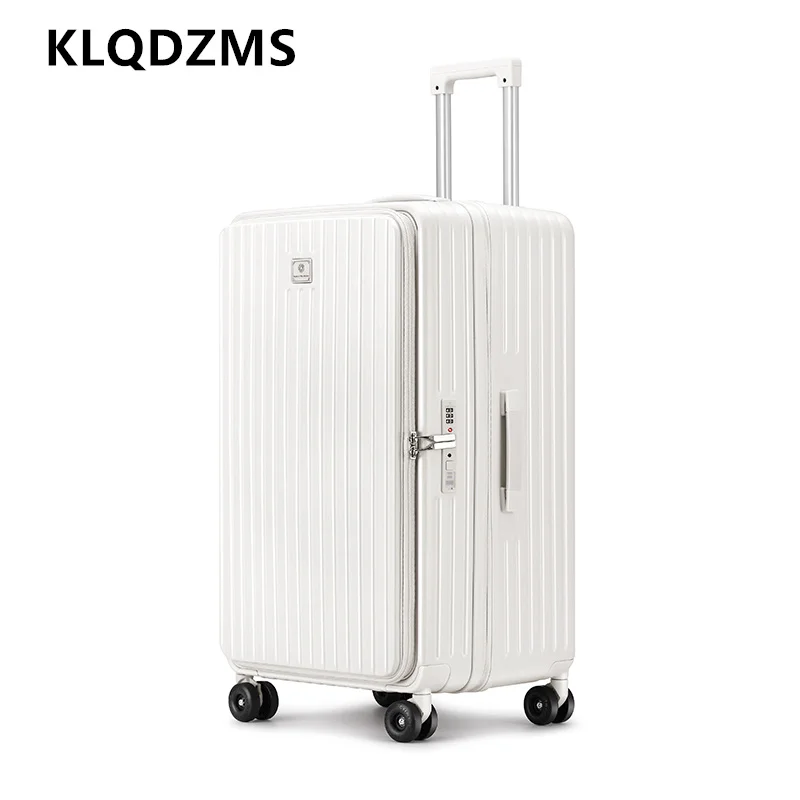 KLQDZMS Zipper Luggage Men's Ultra-lightweight 20-inch Boarding Box 24